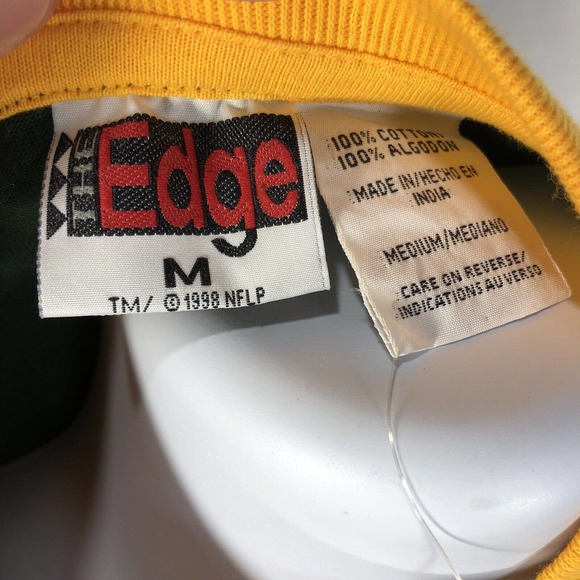 Vintage Deadstock NWT Green Bay Packers 3/4 Sleeve Shirt M Game Day 90s 1998 - Picture 4 of 12